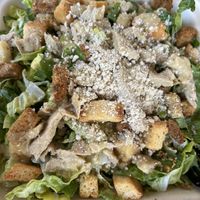 Cesar salad with chick’n (3/5)  at Bloom in Logan