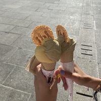 Pistacho y mango vegano   at La IBI in A Coruna