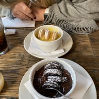 Pudding with Oreo cookies  at Vegan Hood in New York City