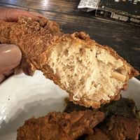 Vegan drumsticks   at Vegan Hood in New York City