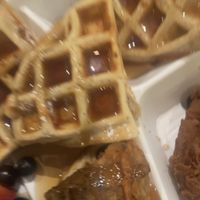 Chick waffles  at Vegan Hood in New York City