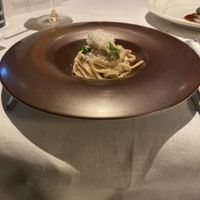 Scialatelli cashio e pepp at Pied a Terre in London