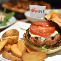 OmniMeat Burger at Soleil Hibiya Okuroji in Tokyo