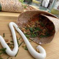 Seitan wrap at Jack Fruit in Verbania