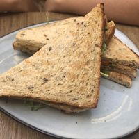 Vegan club sandwich  at Woo in 