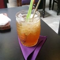 Lychee Aloe Vera iced tea at Shamballa Vegetarian Restaurant Lounge & Cafe in Ho Chi Minh City