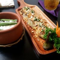 Roasted aubergine at Shamballa Vegetarian Restaurant Lounge & Cafe in Ho Chi Minh City