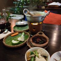 Hotpot for 2 with steamed veggies at Shamballa Vegetarian Restaurant Lounge & Cafe in Ho Chi Minh City