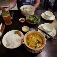 Banana curry (if i remember correct) was delicious! at Shamballa Vegetarian Restaurant Lounge & Cafe in Ho Chi Minh City