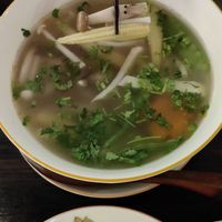 Veggie soup at Shamballa Vegetarian Restaurant Lounge & Cafe in Ho Chi Minh City