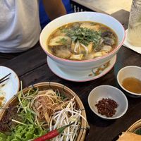 Hue noodles  at Shamballa Vegetarian Restaurant Lounge & Cafe in Ho Chi Minh City