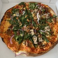 Pizza Falafel & Spinat at Pizzaheaven - Landwiedstraße in Linz