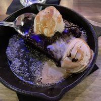 Warm brownie sundae 🤤  at The Friesian in Grand Rapids
