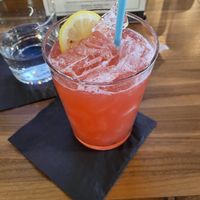 The pink sangria  at The Friesian in Grand Rapids