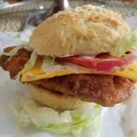 Buffalo Chik'n Sandwich at Baking Hope  in Kennesaw