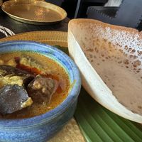 Aubergine kari  at Hoppers - King's Cross  in North London