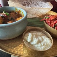 Breadfruit kari, coconut sambal   at Hoppers - King's Cross  in North London