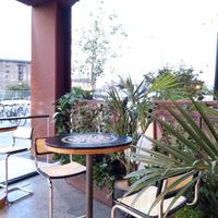 Terrace seating at Hoppers - King's Cross  in North London
