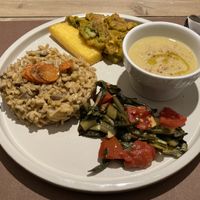 Mixed plate, sooo tasty!  at UNO Caffé Olistico in Bologna