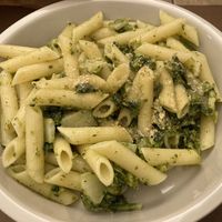 Penne with broccoli at UNO Caffé Olistico in Bologna