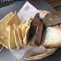Bread for the table   at UNO Caffé Olistico in Bologna