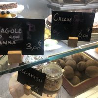 Lots of dessert options  at UNO Caffé Olistico in Bologna