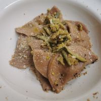 Vegan cappelletti at UNO Caffé Olistico in Bologna