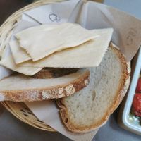 Bread at UNO Caffé Olistico in Bologna