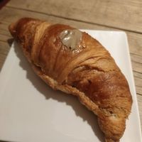Croissant Pistachio (amazing) at UNO Caffé Olistico in Bologna