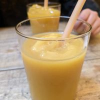 Dream smoothie with pasta straw 😍  at UNO Caffé Olistico in Bologna