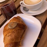 croissant with pistachio  at UNO Caffé Olistico in Bologna