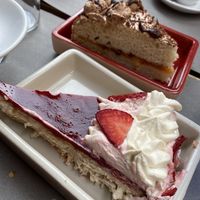 strawberry tiramisu   at UNO Caffé Olistico in Bologna