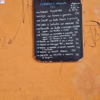 Menu at UNO Caffé Olistico in Bologna