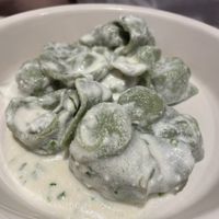 Eggplant ravioli  at UNO Caffé Olistico in Bologna