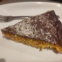 Chocolate and carrot cake at UNO Caffé Olistico in Bologna
