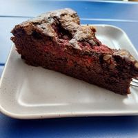 Chocolate Cake at UNO Caffé Olistico in Bologna