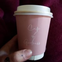 Cute takeaway cups at Tapa Coffee & Bakehouse - Minard Rd in Glasgow