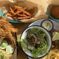 vegan junk food selection  at SYTO in Gdynia