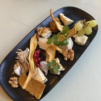 Vegan cheese platter at Bellevue in Stuttgart