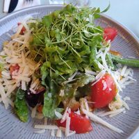 Cesar salad at Bellevue in Stuttgart