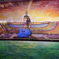 Mural at Dodah's Kitchen in Baltimore