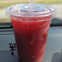 Half and half drink that I asked be made at Dodah's Kitchen in Baltimore