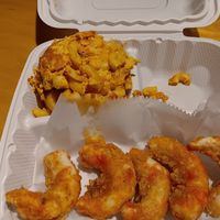 The Vegan Shrimp and Mac  is my favorite . at Dodah's Kitchen in Baltimore