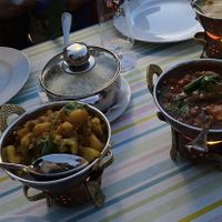 Very delicious food and nice location right next to the Lahn at Lahn Terrasse in Limburg