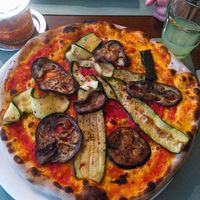 Pizza Vegetariana ohne Mozzarella at Weisses Kreuz in Luzern