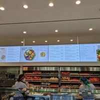 Order inside or online, with some outside tables available. at sweetgreen in Austin