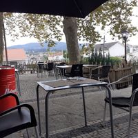 Avec terrasse at Fronteira Gastrobar Tapas Wines Gins in Valenca