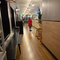 View from the back altipndolr at Pegasus Protein Cafe in Chicago