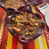 Mix Vegetal in salsa! Yum!  at Mónica Restaurant Hindú in Oaxaca