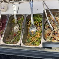 Salad selection   at Eleni's Bakery in Kingston